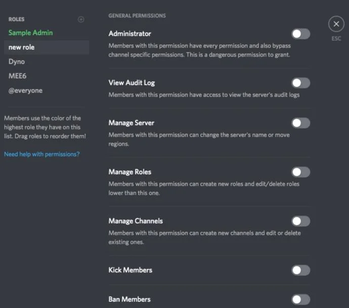 چگونه در Discord به طور خودکار نقش بدهیم