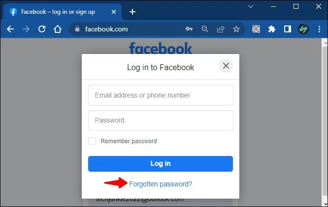 So löschen Sie ein Facebook-Konto ohne Passwort