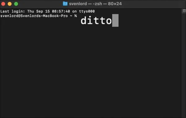 نحوه باز کردن Command Prompt در مک