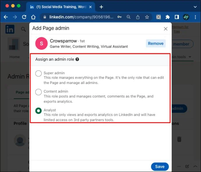 Como conceder acesso de administrador a uma página do LinkedIn