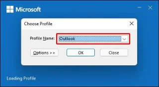 نحوه ورود به چندین حساب Outlook