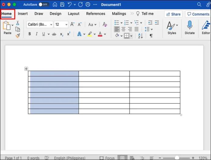 Come creare una tabella invisibile in Word
