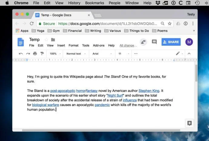 چگونه قالب بندی را در Google Docs پاک کنیم