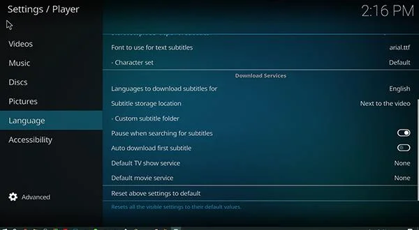 Cómo agregar subtítulos a Kodi