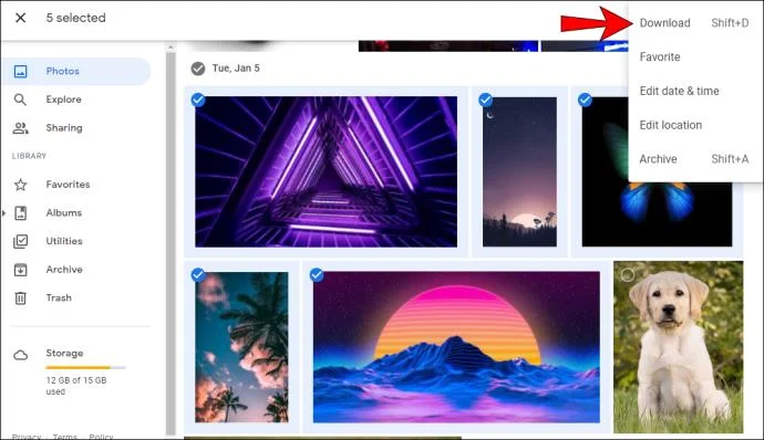 Download opties