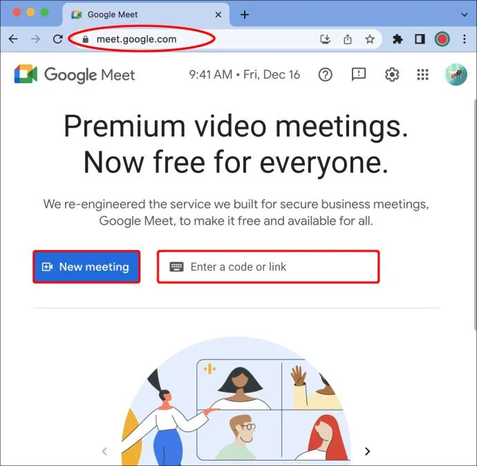 Jak naprawić Google Meet w powiększeniu