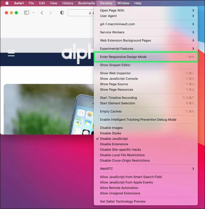 Cómo ver la versión móvil de un sitio web en una PC Cómo ver la versión móvil de un sitio web en una PC
