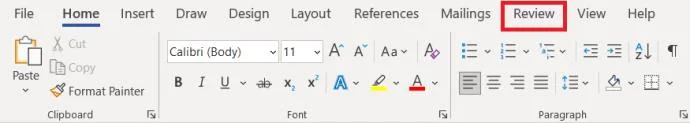 نحوه چاپ بدون نظر در Microsoft Word