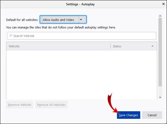 Jak zatrzymać automatyczne odtwarzanie filmów w przeglądarce Firefox
