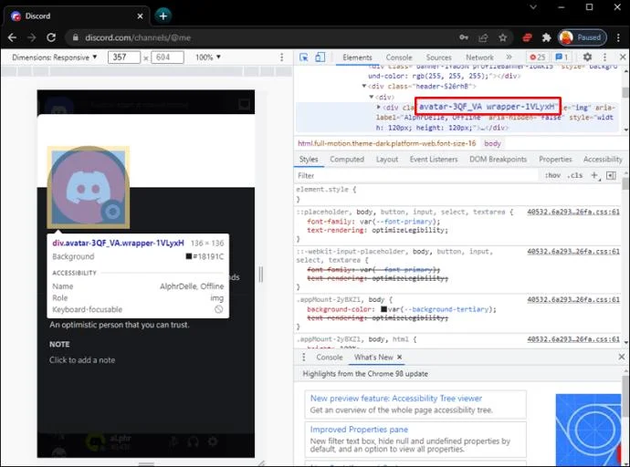 نحوه دانلود عکس پروفایل Discord
