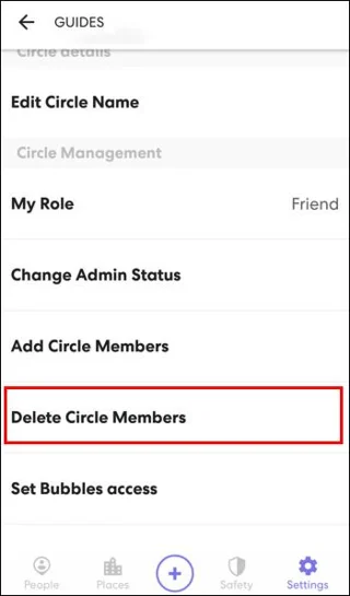 Cara Menghapus Lingkaran Dalam Life360