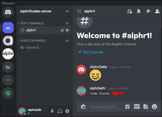 Como usar blocos de código no Discord