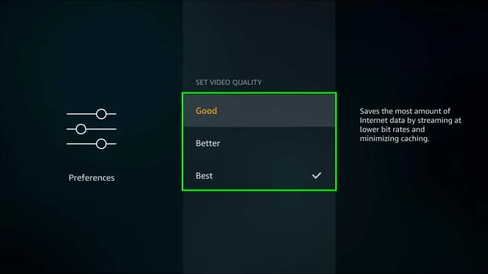 Come regolare la qualità video in Amazon Prime Video