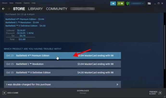 نحوه مشاهده تاریخچه خرید خود در Steam