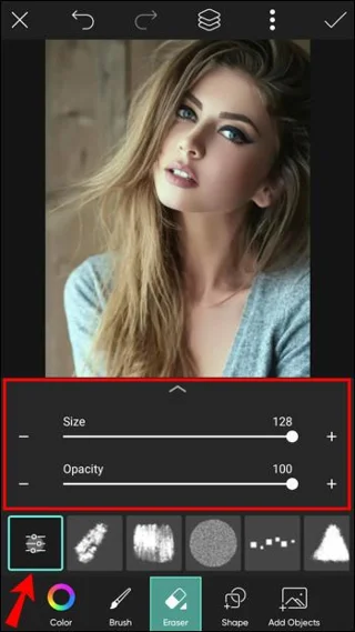 نحوه حذف پس زمینه در Picsart