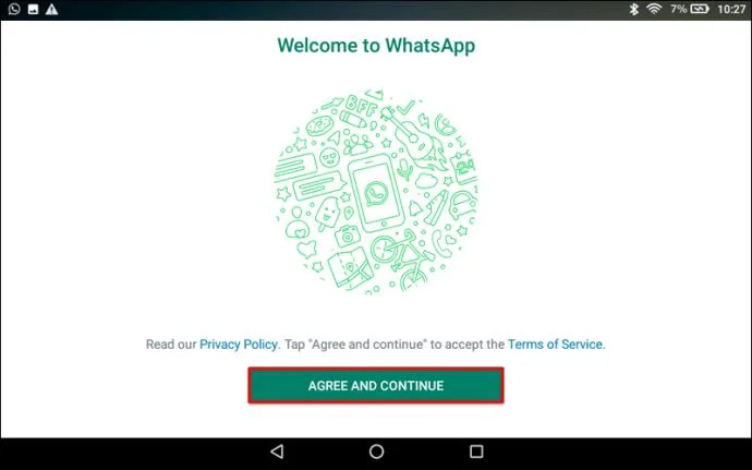 Come usare WhatsApp su un tablet Fire