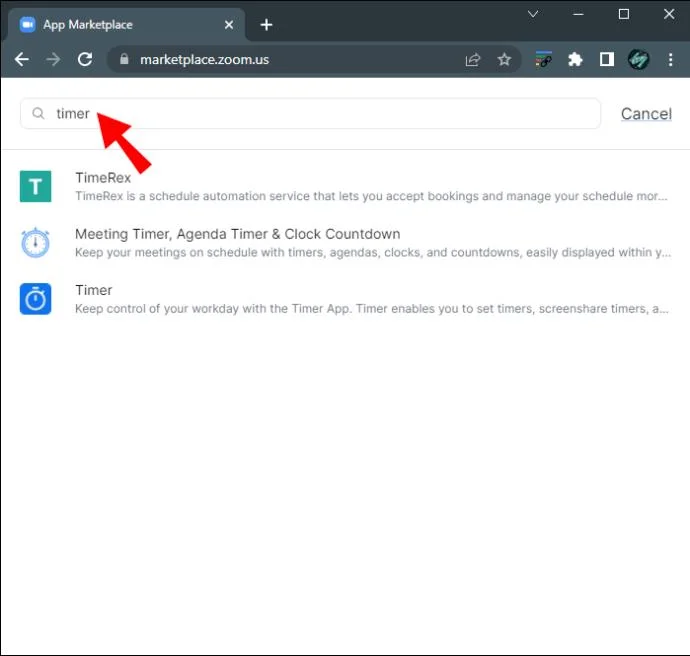 نحوه تنظیم تایمر در زوم
