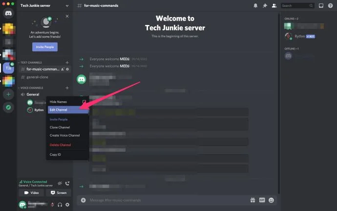 چگونه یک کانال صوتی را در Discord ترک کنیم