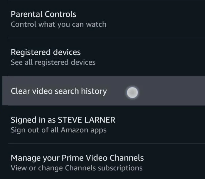 Come rimuovere la cronologia e la watchlist da Amazon Prime Video