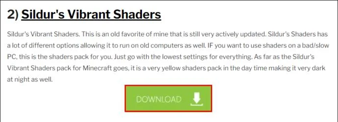نحوه نصب Shader در Minecraft Forge