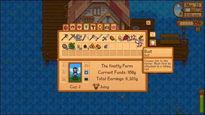 Cara Menggunakan Umpan Dan Ikan Di Stardew Valley