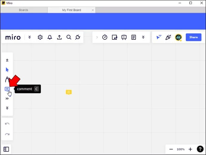 Cara Menambahkan Komentar Di Miro