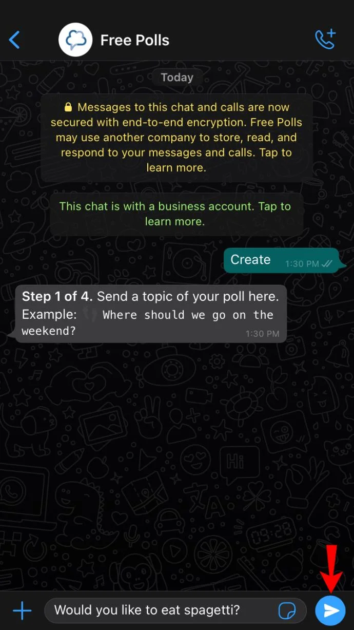 نحوه ایجاد نظرسنجی در واتس اپ