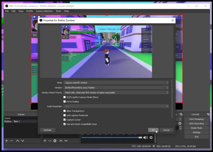 نحوه ضبط بازی های Roblox در رایانه شخصی ویندوز