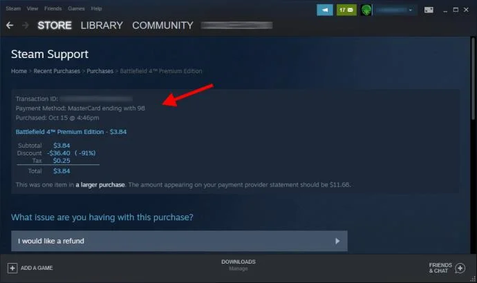نحوه مشاهده تاریخچه خرید خود در Steam