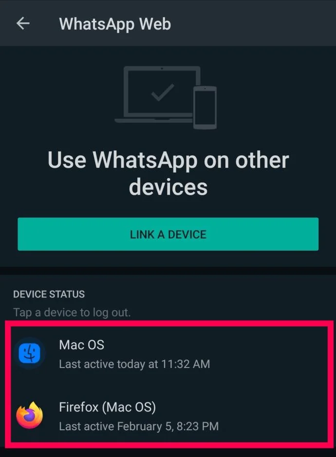 چگونه بررسی کنیم که آیا شخص دیگری از حساب WhatsApp شما استفاده می کند یا خیر چگونه بررسی کنیم که آیا شخص دیگری از حساب WhatsApp شما استفاده می کند یا خیر
