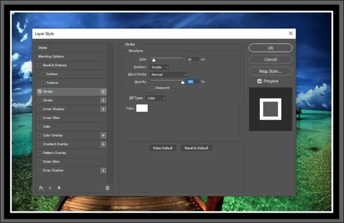 So fügen Sie einem Foto einen Rand hinzu