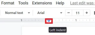 Come creare due colonne in Google Docs