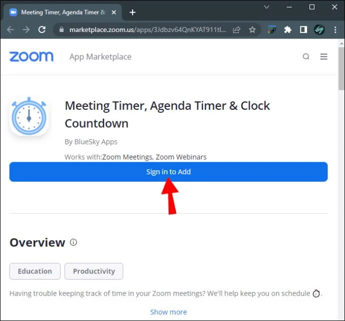 نحوه تنظیم تایمر در زوم