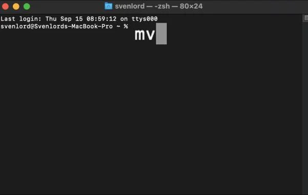 نحوه باز کردن Command Prompt در مک