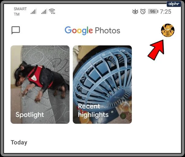 نحوه تغییر Google Photos به یک حساب دیگر