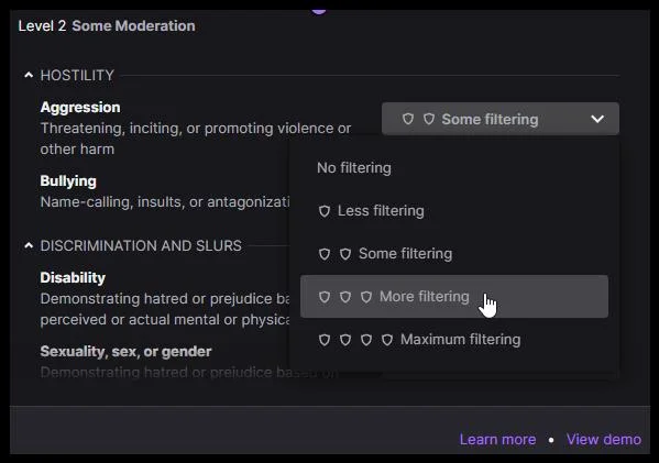 نحوه ایجاد لیست سیاه و ممنوع کردن کلمات در چت Twitch