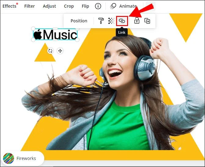 कैनवा में लिंक कैसे जोड़ें