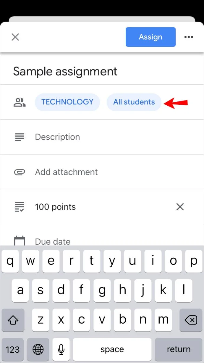 نحوه ایجاد یک تکلیف در Google Classroom