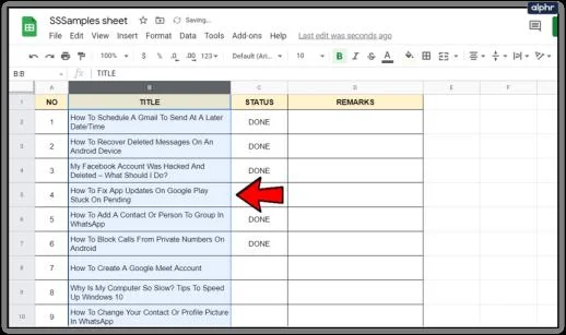 نحوه افزودن و حذف سطرها و ستون ها در Google Sheets
