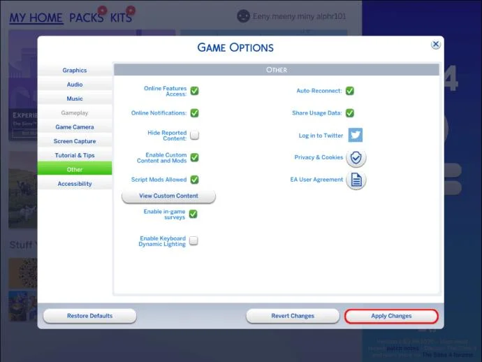 نحوه رفع عدم نمایش مودهای Sims 4