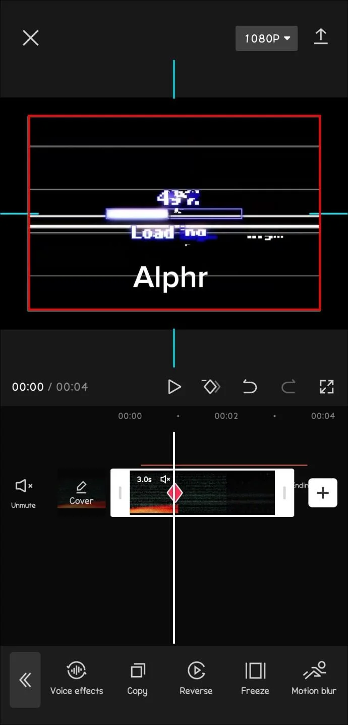 نحوه استفاده از Keyframes در CapCut