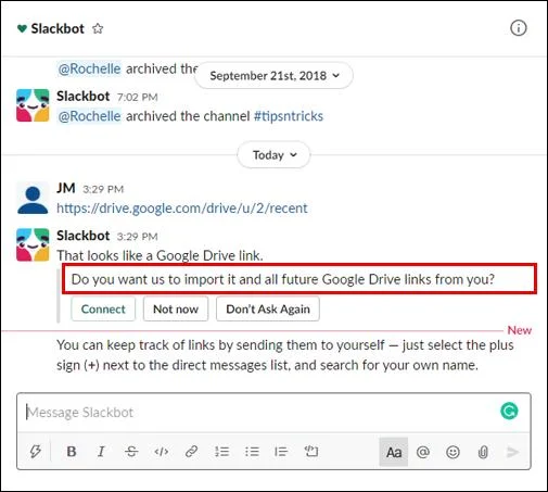 نحوه اتصال Google Drive به Slack
