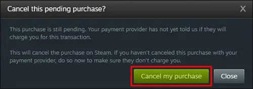 نحوه رفع خطای Steam «تراکنش شما نمی‌تواند تکمیل شود…».
