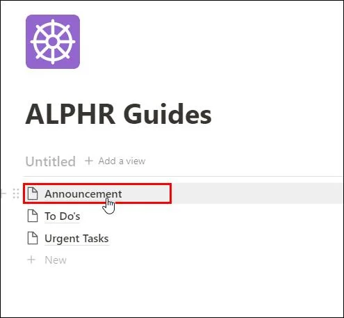 نحوه ایجاد یک پوشه در Notion