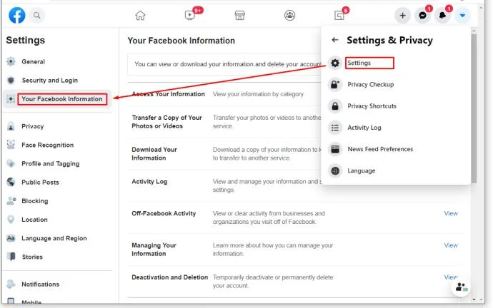 نحوه ارسال یا فوروارد پیام های فیسبوک به ایمیل
