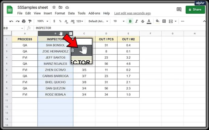 نحوه افزودن و حذف سطرها و ستون ها در Google Sheets