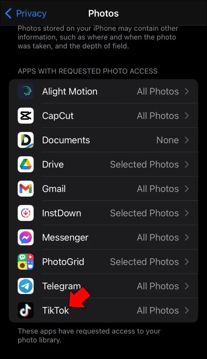 نحوه رفع مشکل TikTok