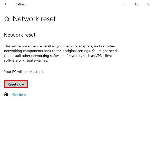 Apa yang Dilakukan Reset Pengaturan Jaringan?