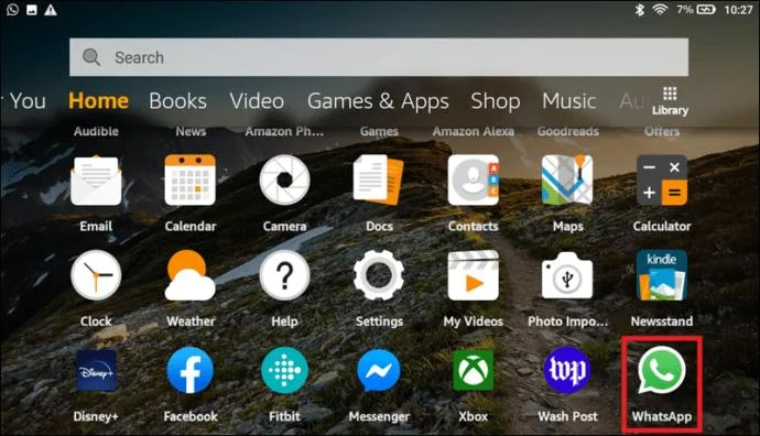 Come usare WhatsApp su un tablet Fire