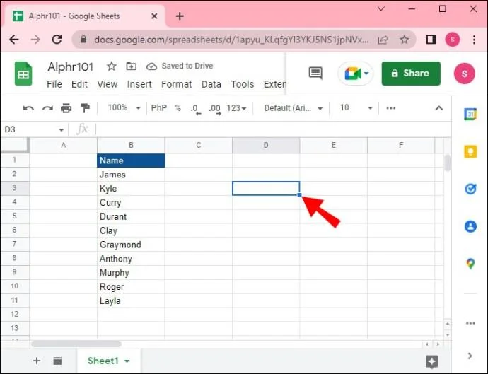 Jak liczyć unikalne wartości w Arkuszach Google